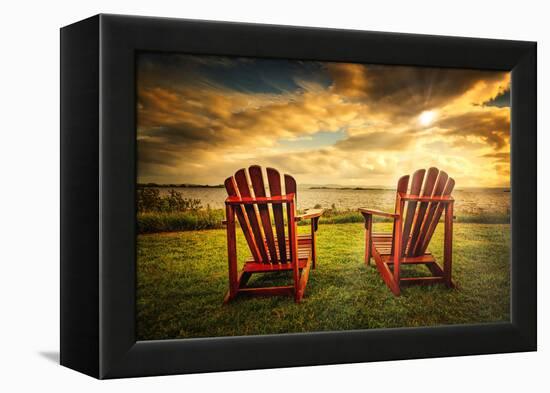 Ready for the Sunset-Philippe Sainte-Laudy-Framed Premier Image Canvas