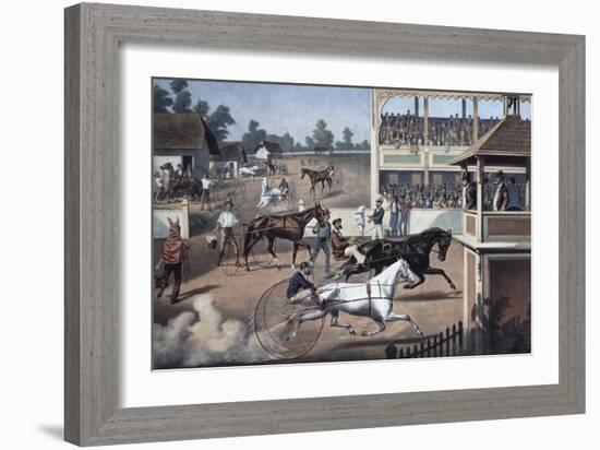 Ready For the Trot-Currier & Ives-Framed Giclee Print