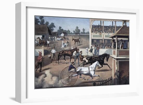 Ready For the Trot-Currier & Ives-Framed Giclee Print