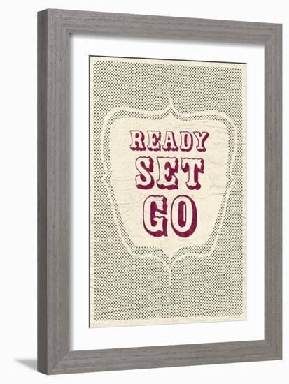 Ready Set Go-null-Framed Art Print