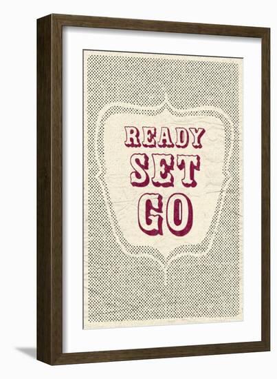 Ready Set Go-null-Framed Art Print