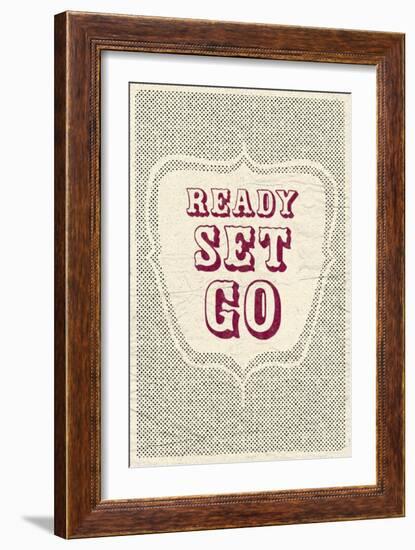 Ready Set Go-null-Framed Art Print