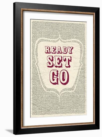 Ready Set Go-null-Framed Art Print