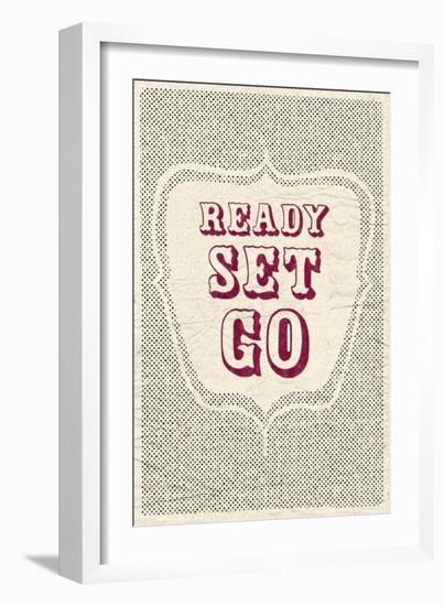 Ready Set Go-null-Framed Art Print