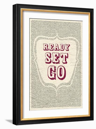 Ready Set Go-null-Framed Art Print