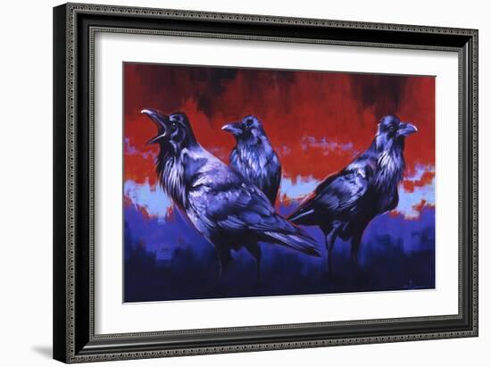 Ready to Rumble-Julie Chapman-Framed Art Print