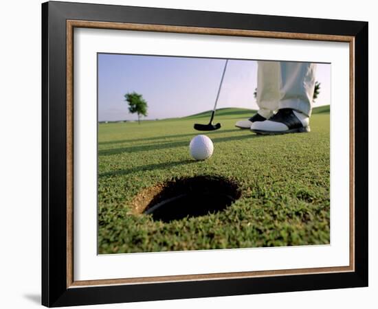 Ready to Sink the Shot-null-Framed Photographic Print