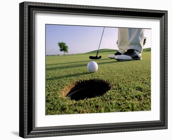 Ready to Sink the Shot-null-Framed Photographic Print