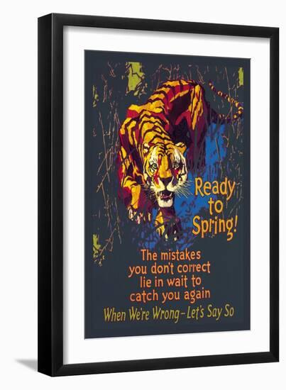 Ready to Spring!-Willard Frederic Elmes-Framed Art Print