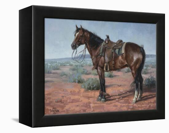 Ready & Waiting-Jack Sorenson-Framed Stretched Canvas