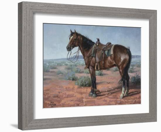 Ready & Waiting-Jack Sorenson-Framed Art Print