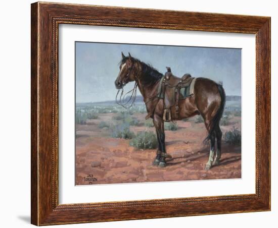 Ready & Waiting-Jack Sorenson-Framed Art Print