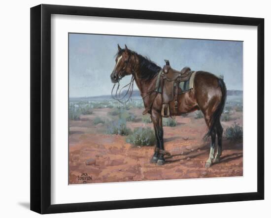 Ready & Waiting-Jack Sorenson-Framed Art Print