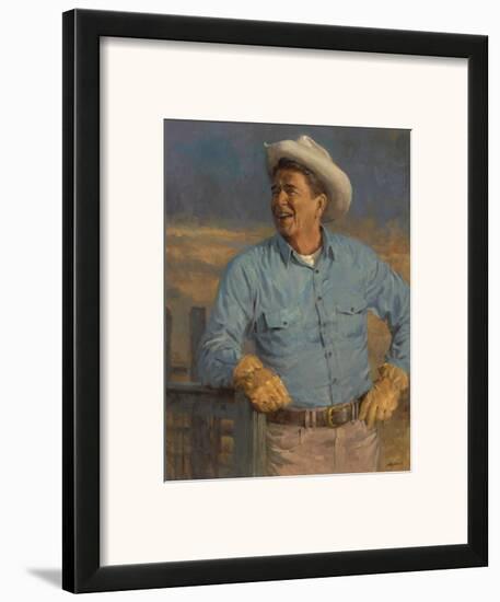 Reagan-Andy Thomas-Framed Art Print