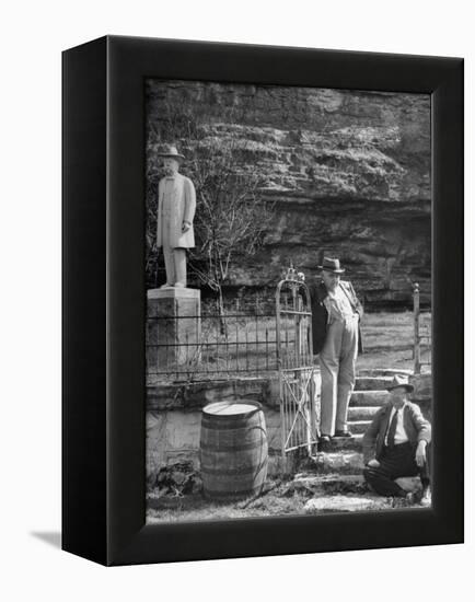 Reagor Motlow and Jess Motlow, Present Owners of Jack Daniels Distillery-Ed Clark-Framed Premier Image Canvas