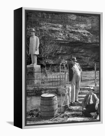 Reagor Motlow and Jess Motlow, Present Owners of Jack Daniels Distillery-Ed Clark-Framed Premier Image Canvas