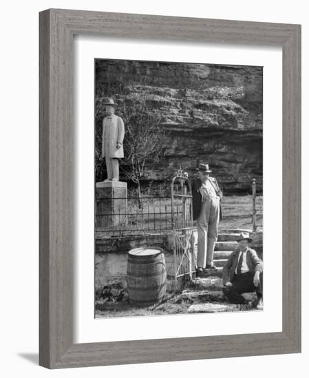 Reagor Motlow and Jess Motlow, Present Owners of Jack Daniels Distillery-Ed Clark-Framed Photographic Print