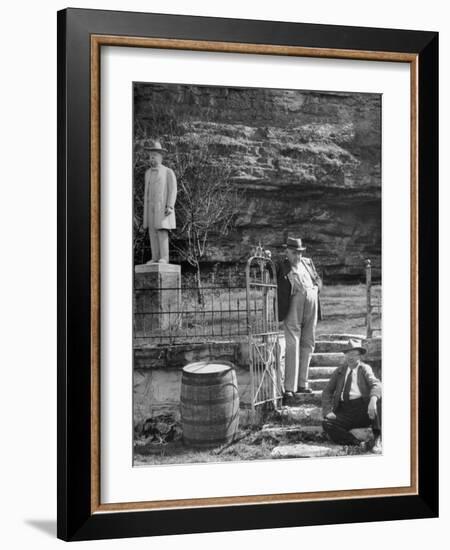 Reagor Motlow and Jess Motlow, Present Owners of Jack Daniels Distillery-Ed Clark-Framed Photographic Print