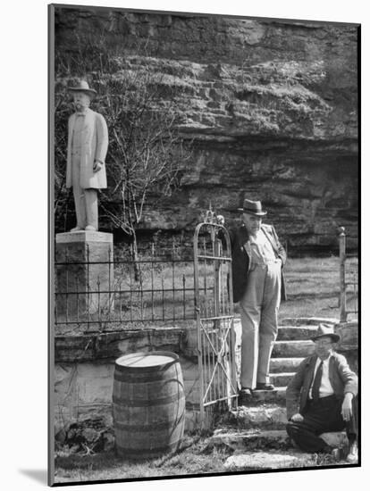 Reagor Motlow and Jess Motlow, Present Owners of Jack Daniels Distillery-Ed Clark-Mounted Photographic Print