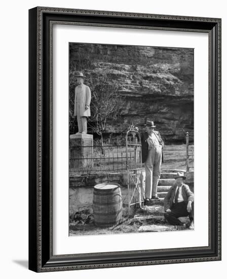 Reagor Motlow and Jess Motlow, Present Owners of Jack Daniels Distillery-Ed Clark-Framed Photographic Print