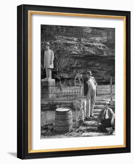 Reagor Motlow and Jess Motlow, Present Owners of Jack Daniels Distillery-Ed Clark-Framed Photographic Print