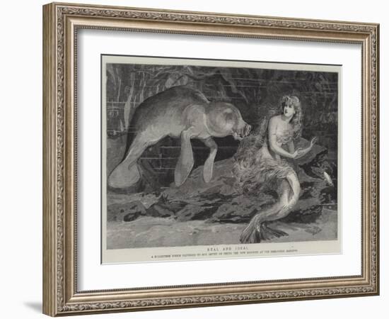 Real and Ideal-null-Framed Giclee Print