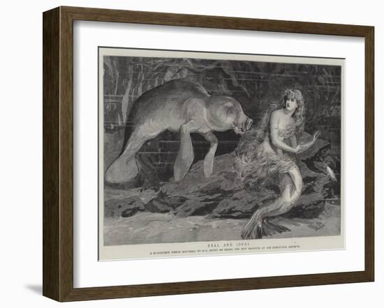 Real and Ideal-null-Framed Giclee Print