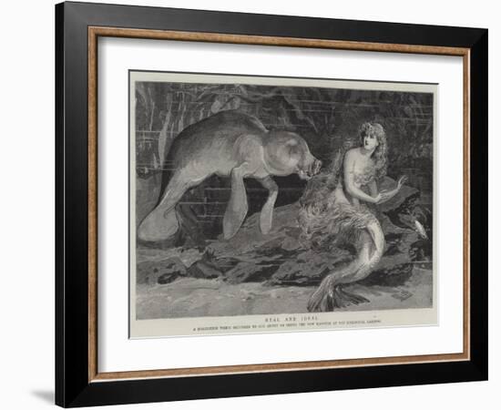 Real and Ideal-null-Framed Giclee Print