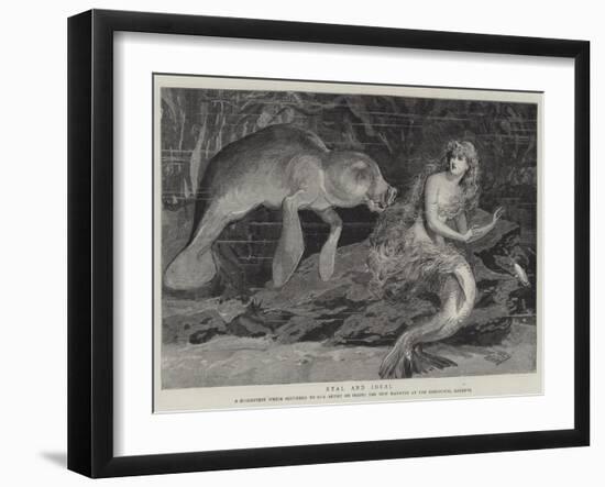 Real and Ideal-null-Framed Giclee Print