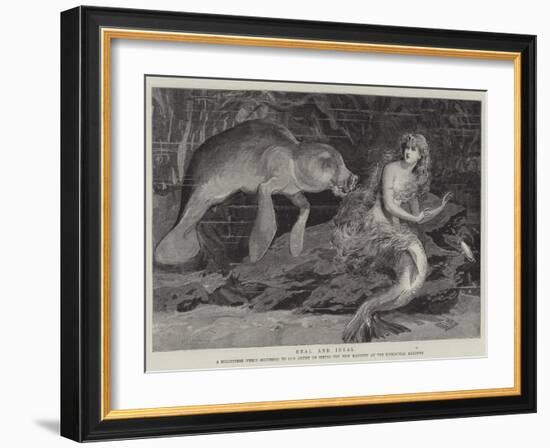 Real and Ideal-null-Framed Giclee Print