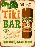 Vintage Design -  Tiki Bar-Real Callahan-Art Print