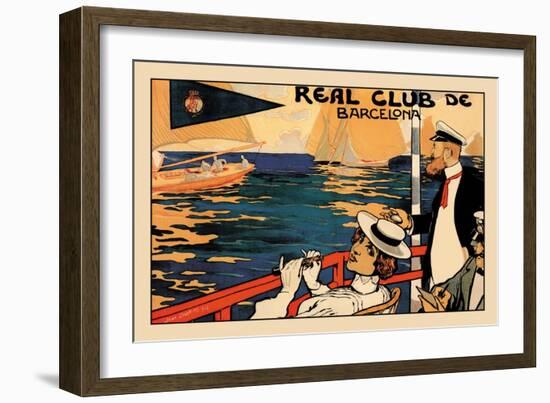 Real Club de Barcelona-H.m. Lawrence-Framed Art Print