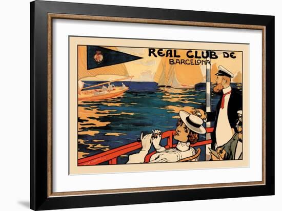 Real Club de Barcelona-H.m. Lawrence-Framed Art Print