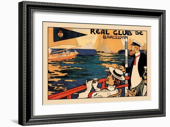 Real Club de Barcelona-H.m. Lawrence-Framed Art Print