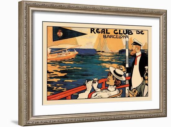 Real Club de Barcelona-H.m. Lawrence-Framed Art Print