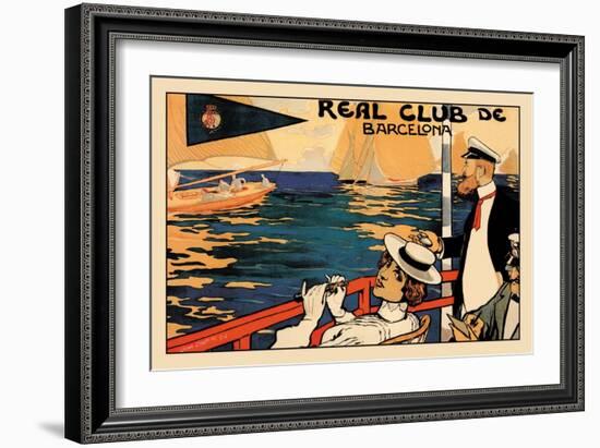 Real Club de Barcelona-H.m. Lawrence-Framed Art Print