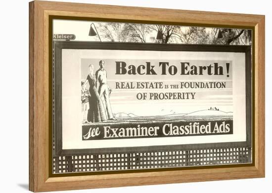 Real Estate Billboard-null-Framed Stretched Canvas