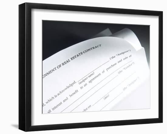 Real Estate Contract-null-Framed Photographic Print