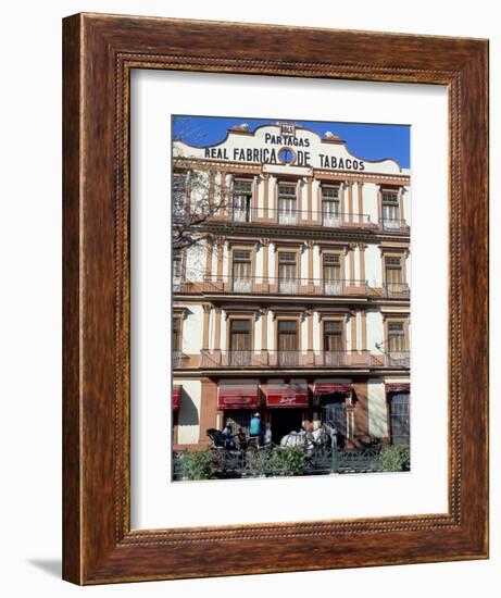 Real Fabrica De Tabacos Partagas, Cuba's Best Cigar Factory, Havana, Cuba-R H Productions-Framed Premium Photographic Print