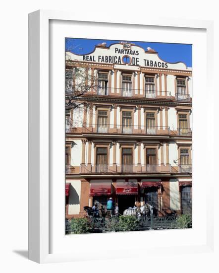 Real Fabrica De Tabacos Partagas, Cuba's Best Cigar Factory, Havana, Cuba-R H Productions-Framed Photographic Print