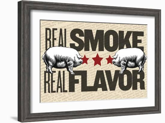 Real Flavor-null-Framed Giclee Print