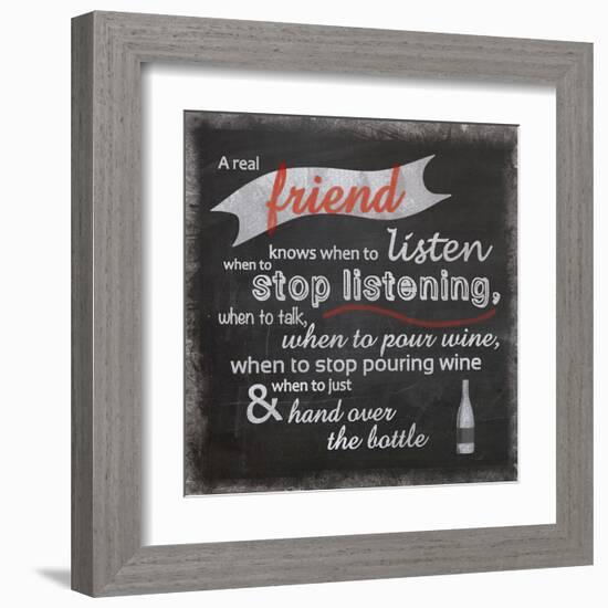 Real Friend-Lauren Gibbons-Framed Art Print