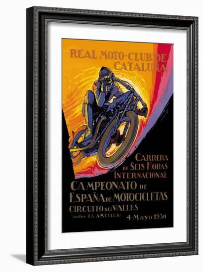 Real Motor Club of Cataluna, 6 Hour Race-null-Framed Premium Giclee Print