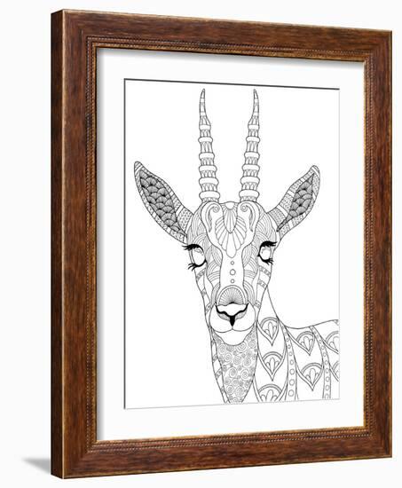 Realistic Wildlife 27-Drawpaint Illustration-Framed Giclee Print