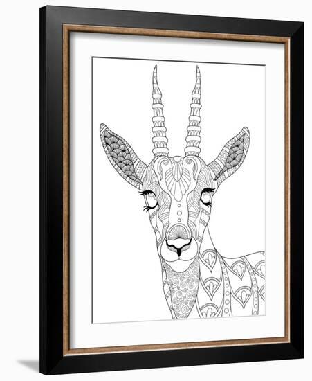 Realistic Wildlife 27-Drawpaint Illustration-Framed Giclee Print