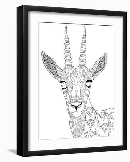 Realistic Wildlife 27-Drawpaint Illustration-Framed Giclee Print