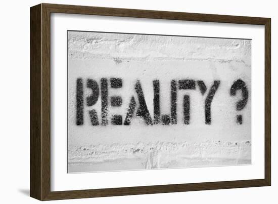 Reality?-Yury Zap-Framed Art Print