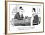 "Really? 'Happy Hour' is meant ironically? And you say everybody knows this?" - New Yorker Cartoon-J.C. Duffy-Framed Premium Giclee Print