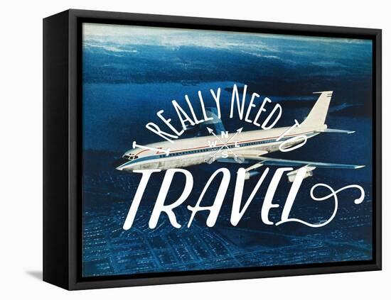 Really Need Travel-The Saturday Evening Post-Framed Premier Image Canvas