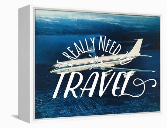 Really Need Travel-The Saturday Evening Post-Framed Premier Image Canvas